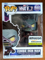 FUNKO POP! MARVEL ~ 944 ZOMBIE IRON MAN ~ WHAT IF…? AMAZON EXCLUSIVE ~ NIB