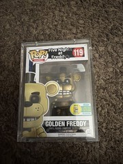 Funko Pop! 2016 Five Night’s at Freddy’s Golden Freddy 119 SDCC W/Armor