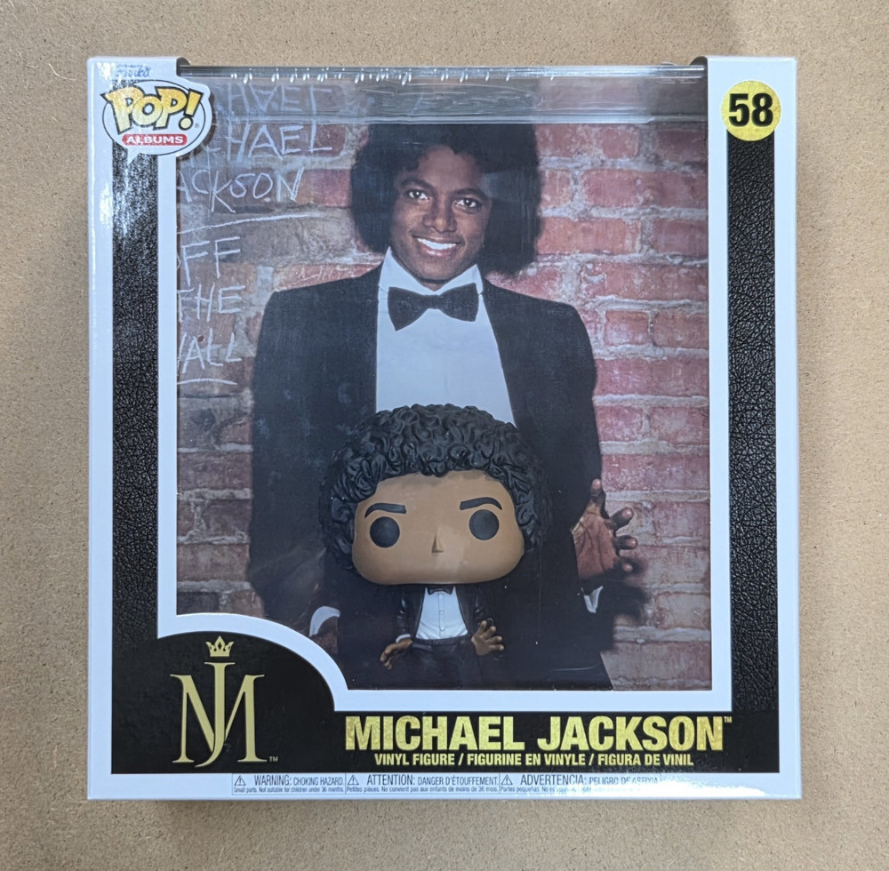 Funko Pop! Albums Michael Jackson Music Pop! Vinyl Figure #58 Brand New