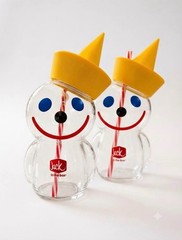 Jack in the Box Jack Drink Cup w/ Straw, Glass. Limited edition🥤✨️