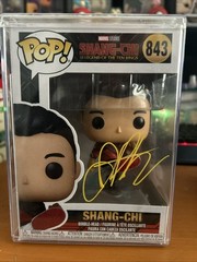 Signed Shang Chi Funko Pop 843 JSA Certified Marvel Comics