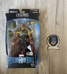 Walt Simonson Signed Beta Ray Bill Marvel Legends Figure Beckett QR Code COA 1