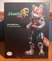 PowerA Star Fox Zero Fox McCloud 8″ Resin Statue Hand Painted LE 990/5000