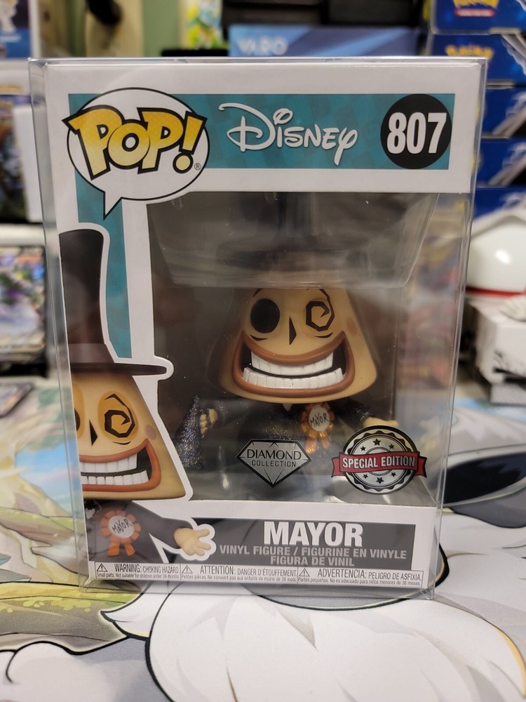 Funko Pop Nightmare Before Christmas Mayor 807 Diamond Collection