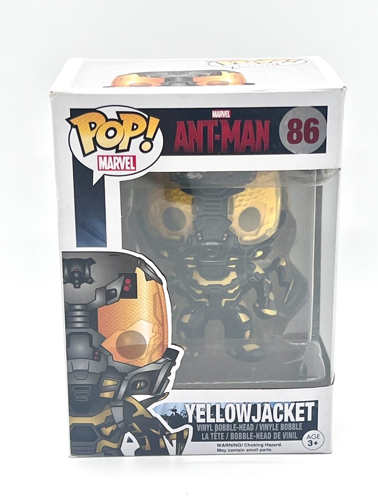 Funko Pop! Marvel Ant-Man Yellow Jacket Bobblehead Vinyl Figure Kids Toy #86