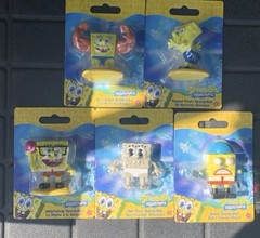 Spongebob Squarepants – Complete Set of 5 Toy Characters – Sealed