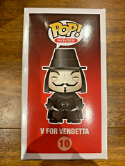 Funko Pop Movie V for Vendetta #10 Vinyl Figure in Pop Protector