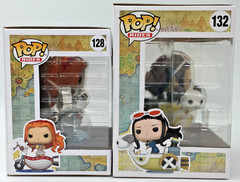 Funko Pop! Rides One Piece 2025 LE Nami #128 WC Nice Robin #132 6″ SC Set of 2