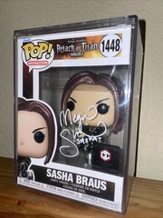 Funko Pop! Vinyl: Attack on Titan – Sasha Braus SIGNED WITH JSA Witnessed