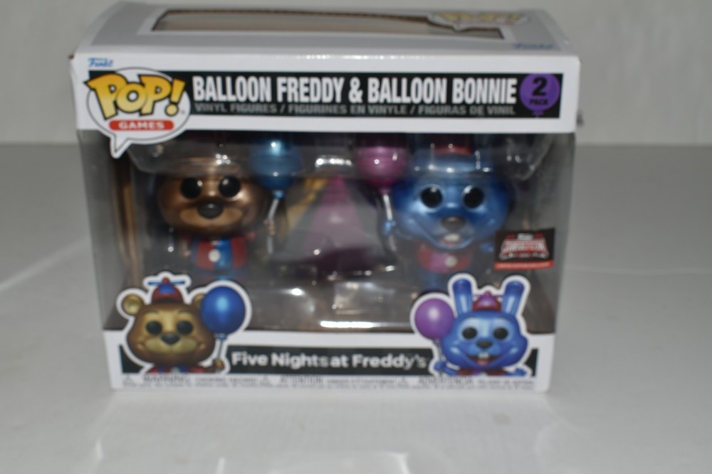 Funko pop! Balloon Freddy & Balloon Bonnie Five Nights at Freddy’s – New (FNT52)