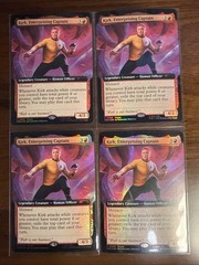 Set Of 4 -SDCC 2026 Exclusive Star Trek MTG Promo Card Kirk Enterprising Captain