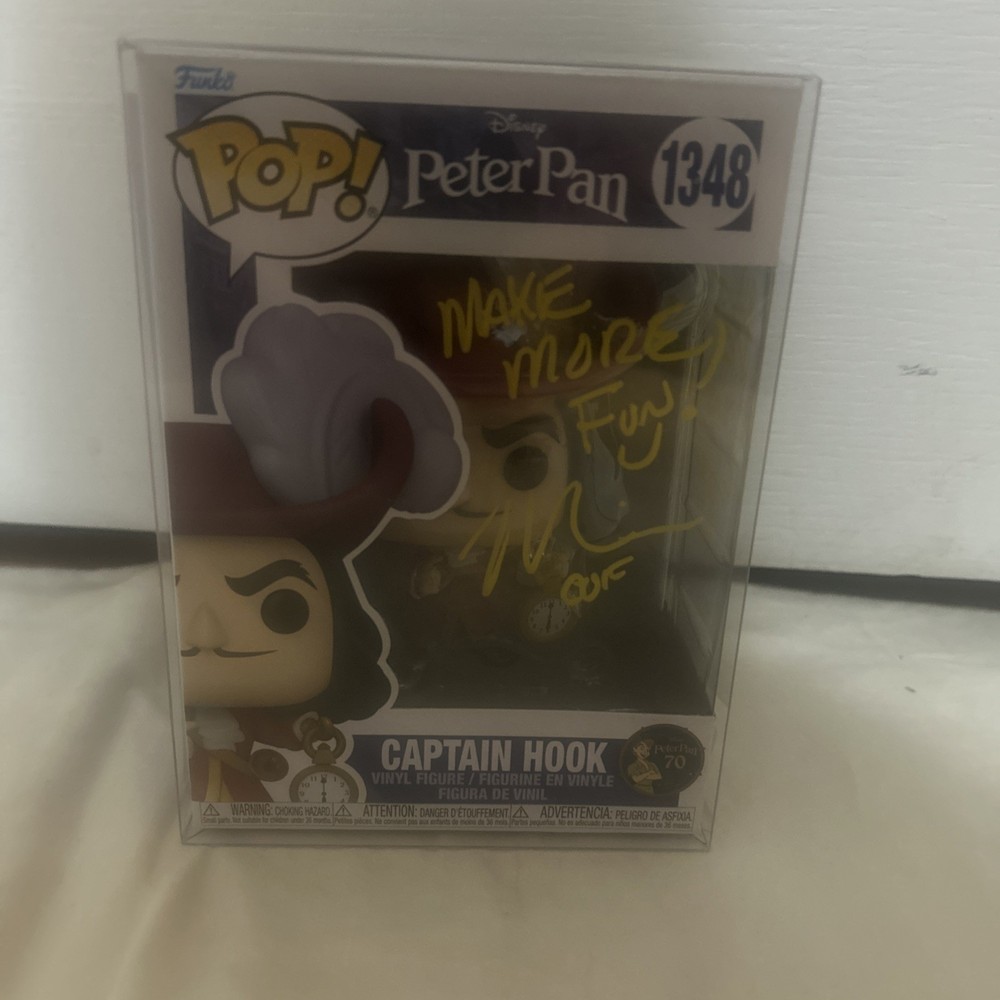 Funko Pop! Vinyl: Disney – Captain Hook #1348 signed funko ceo Brian mariotti