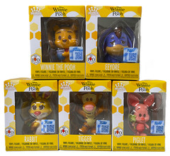 Set of 5 Funko Minis Disney Winnie the Pooh Eeyore, Pooh, Piglet, Tigger, Rabbit