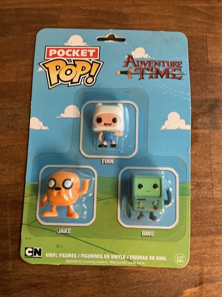 Funko Pocket Pop! Adventure Time – Finn Jake BMO 3-pack Cardback