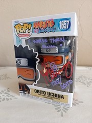 Funko Pop! Naruto Shippuden Obito Uchiha 1657 Signed by Michael Yurchak JSA Cert