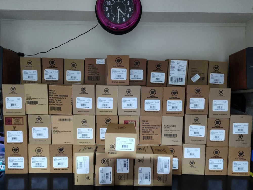 Funko Pop Figurines (Various)(In Shipping Boxes)($324 for ALL or $4 EACH)