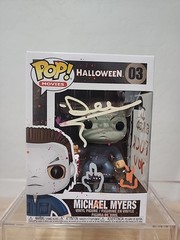Funko Pop! Michael Myers #3 custom And Signed By Daeg Faerch. Check Description!