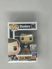 Funko Pop NFL #98 TJ Watt Pittsburgh Steelers Collector Figure Vaulted