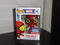 FUNKO POP! MARVEL #1118 SPIDER-MAN OSCORP SUIT TARGET EXCLUSIVE (BOX NOT MINT)