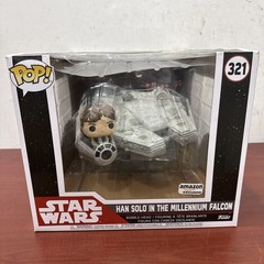 Funko Pop! Deluxe Star Wars – Millennium Falcon w/Han Solo #321 Amazon Exclusive