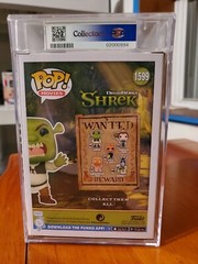 Funko PSA Graded Mint-9 2024 Dreamworks Shrek Movie “Shrek” #1599 Hot Topic Stk