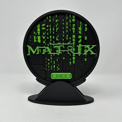 3D printed Custom Funko Digital Pop! – MATRIX SERIES 1 Coin w/ Stand