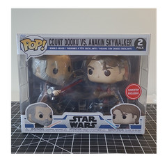 Funko Pop! Star Wars Count Dooku vs Anakin Skywalker 2-Pack GameStop Exclusive
