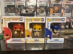 Funko Pop! Sonic The Hedgehog 3 Pack: Sonic 06 Tails 07 Knuckles 08