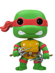 FLAWED Box Teenage Mutant Ninja Turtles Raphael Funko Pop Figure