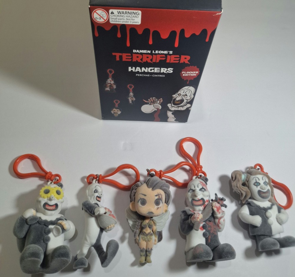 Damien Leone’s Terrifier Flocked Hangers Lot Of 5 New