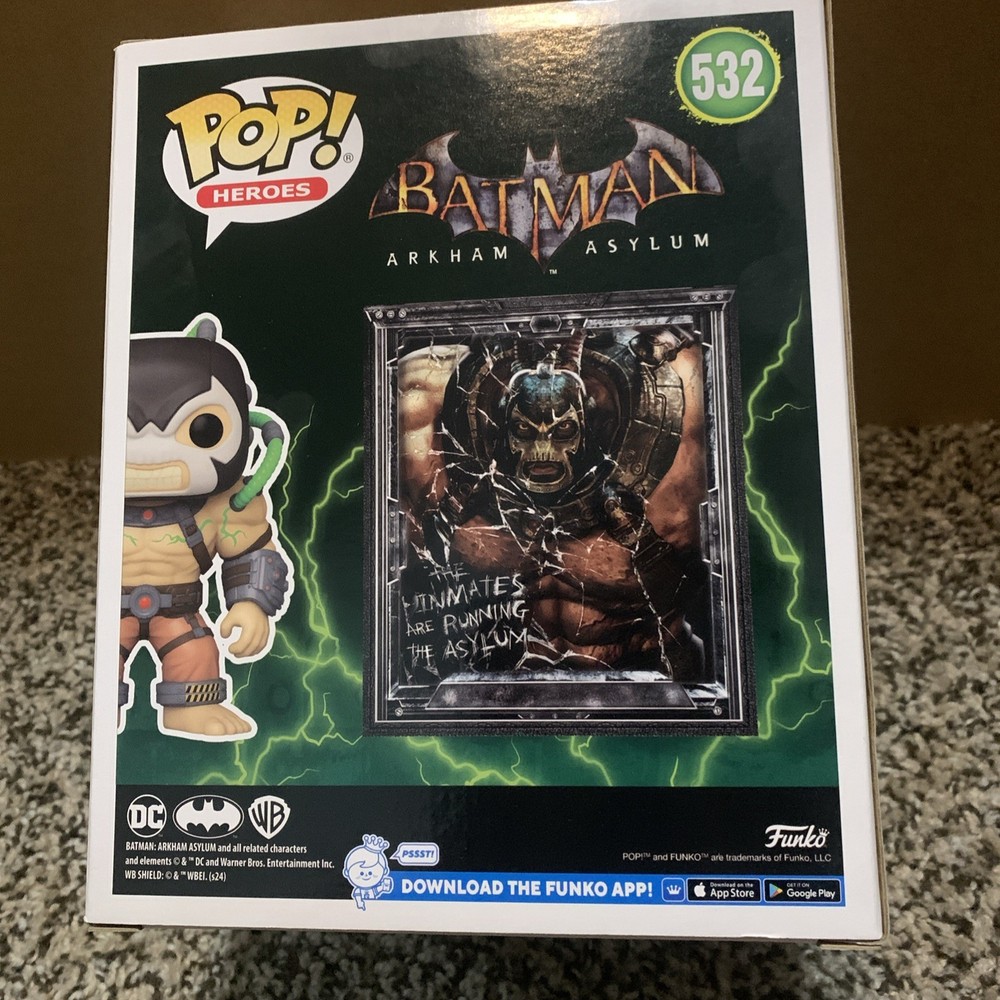 Funko Pop! Vinyl Super 6 in: DC Universe – Bane (Glow) GameStop (Exclusive) #532