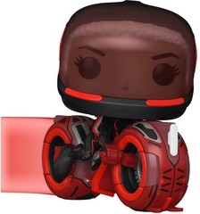 Funko POP! Rides: Tron: Ares – Athena with Light Cycle [New Toy] Vinyl Figure,