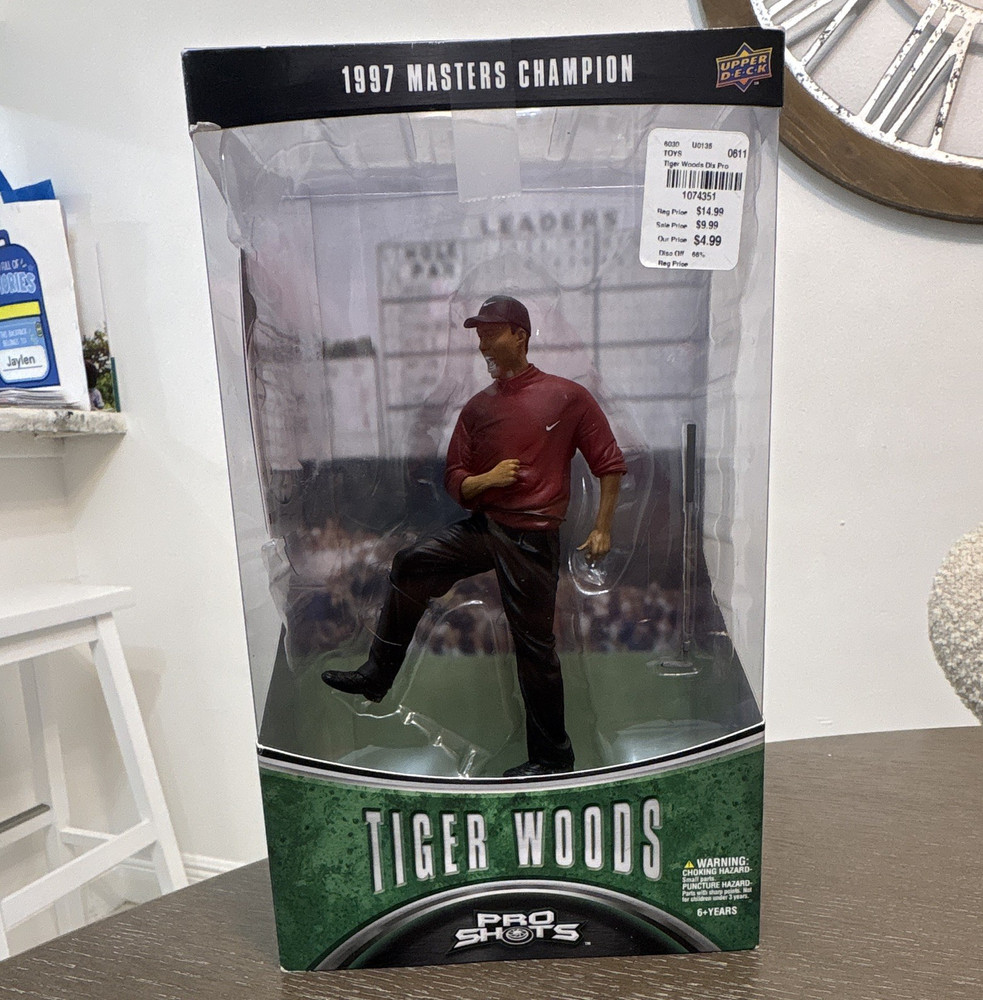 Upper Deck Pro Shots 2008 Tiger Woods 1997 Masters Champion Golf Figure