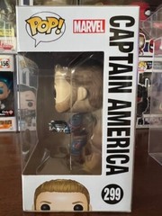 Funko Pop! Captain America #299 Japan Asia Exclusive Hot Toys, Toy Sapiens RARE!
