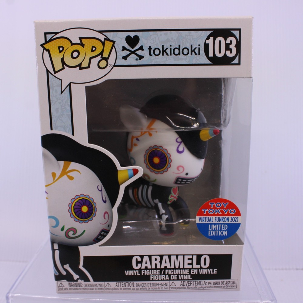 F5 Funko Pop Tokidoki Toy Tokyo Virtual Funkon Exclusive Vinyl Figure Caramelo
