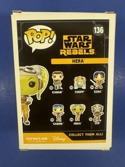 Funko Pop! Hera Star Wars Rebels #136 Vaulted With Protector Vinyl Figure