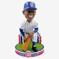 Ernie Banks Chicago Cubs Let’s Play Two Bobblehead MLB Baseball