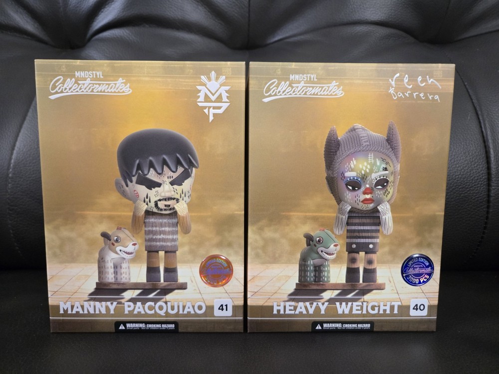 Mindstyle Reen Barrera HEAVY WEIGHT #40 LE 3000 + MANNY PACQUIAO #41 LE 5000 SET