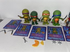 Teenage Mutant Ninja Turtles Loyal Subjects Set w/ Accessories & Cards TMNT