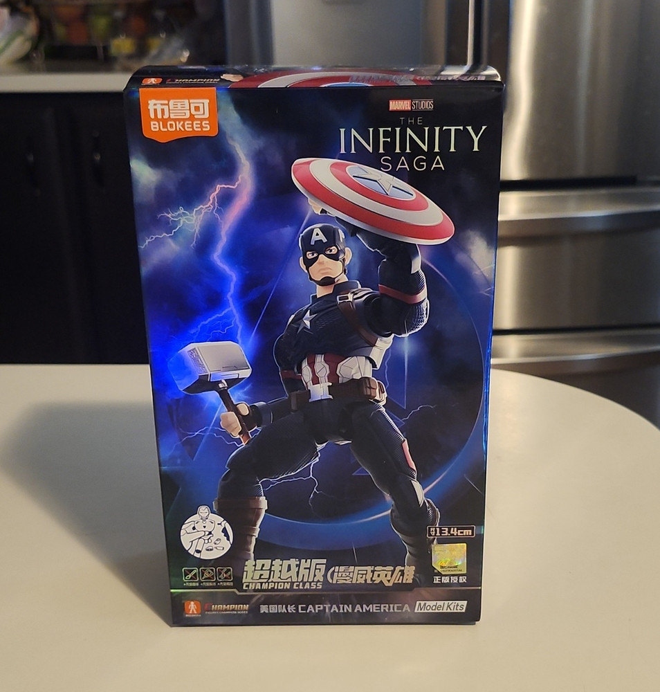 Blokees Marvel The Infinity Saga Captain America Plastic Model Kit 13.4cm