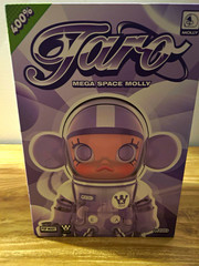 POP MART MEGA SPACE MOLLY 400% Space Molly Taro Open Box