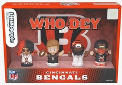 Fisher Price Little People Collector Cincinnati Bengals 4 Figure Set Joe Burrow