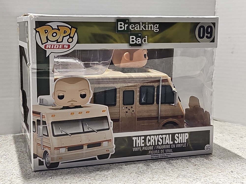 Funko Pop! Rides Breaking Bad The Crystal Ship With Jesse #09 Vinyl Figure