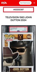 John Dutton – Kevin Costner Yellowstone Funko Pop! Television 1563 – Mint PSA 9