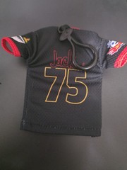 Jack in the Box Bobblehead Black Hot Ones & Jersey Keychain Soccer