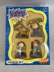 RUGRATS Figurine Set 4 Piece Tommy Angelica Chuckie Spike NOS 1997 Applause NEW