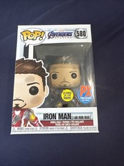 Funko Pop! Vinyl: Marvel – Iron Man (I Am Iron Man) (Metallic) (GITD) 580