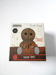 Handmade by Robots Knit Series Trick ‘r Treat Sam #102 5″ (Brand New In Box)