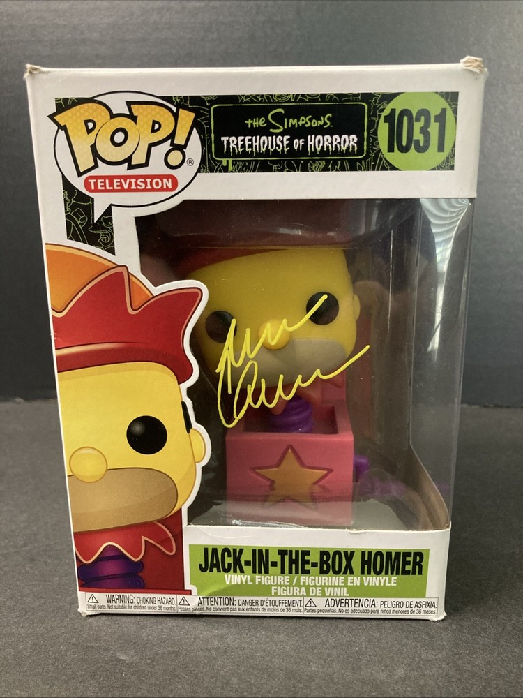 Funko Pop! 1031 Jack in the Box Homer Simpson Tree House of Horror SIGNED NO COA