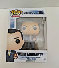Funko Pop Sherlock Jim Moriarty #286 BBC Television Vinyl Figure DAMAGED BOX